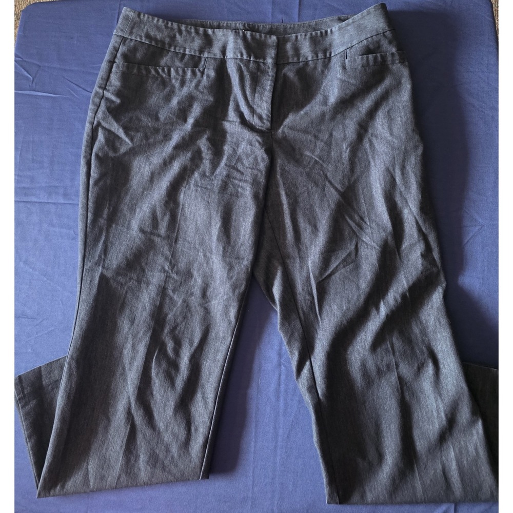 Apt 9 Women's 18 Pants‎ Charcoal Gray Straight Leg soft, thin denim